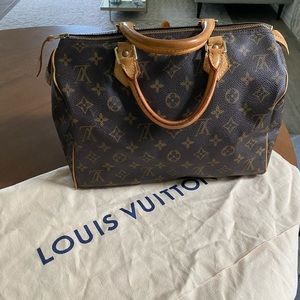 Authentic Louis Vuitton Speedy 30 Handbag